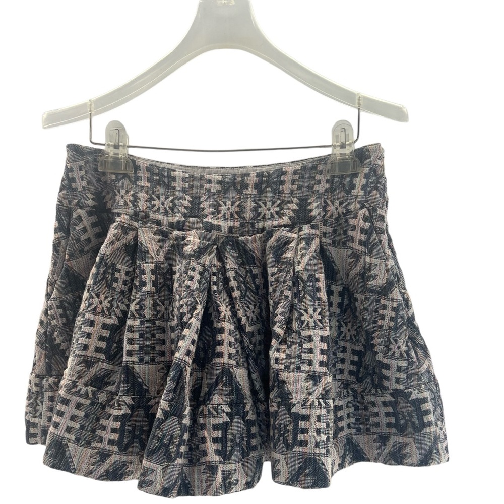 Free People Aztec Print Mini Skirt